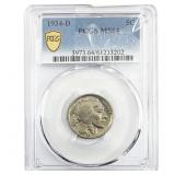 1934-D Buffalo Nickel PCGS MS64