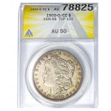 1900-O/CC Morgan Silver Dollar ANACS AU50