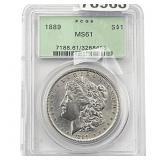 1889 Morgan Silver Dollar PCGS MS61