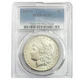 1897-S Morgan Silver Dollar PCGS AU55