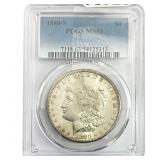 1880-S Morgan Silver Dollar PCGS MS63