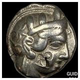 Attica Athens 393-294 AD Silver Tetradrachm NEARL