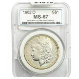 1902-O Morgan Silver Dollar CSI MS67