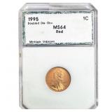 1995 Lincoln Memorial Cent PCI MS64 Red