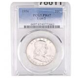 1956 Franklin Half Dollar NGC PR67 Type 2
