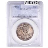 1929-S Walking Liberty Half Dollar PCGS VF20