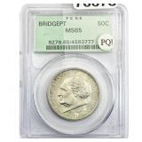 1936 Bridgeport Half Dollar PCGS MS65