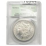1879-S Morgan Silver Dollar PCGS MS32