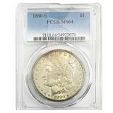 1880-S Morgan Silver Dollar PCGS MS64