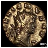 Roman Gallienus 253-268 AD BI DBl Denarius CHOICE