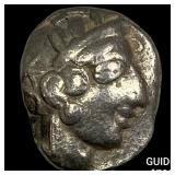 Attica Athens 393-294 AD Silver Tetradrachm NEARL