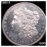 1883-S Morgan Silver Dollar GEM BU DMPL