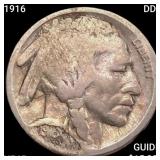 1916 DDO Buffalo Nickel NEARLY UNCIRCULATED
