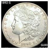1892-S Morgan Silver Dollar CHOICE AU
