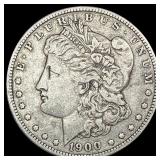 1900-O Silver Morgan Dollar ABOUT UNCIRCULATED