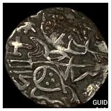 India Rajput 700-1000  Silver Jital NEARLY UNCIRC