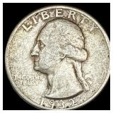 1932-D Silver Washington Quarter LIGHTLY CIRCULATE