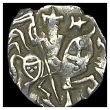 India Rajput 700-1000  Silver Jital NEARLY UNCIRC