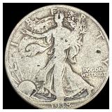 1938-D Silver Walking Liberty Half Dollar HIGH GRA