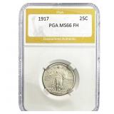 1917 Standing Liberty Quarter PGA MS66 FH