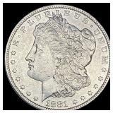 1881-S Silver Morgan Dollar NEARLY UNCIRCULATED