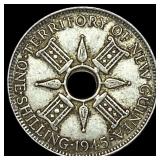 New Guinea Silver 1 Shilling  UNCIRCULATED
