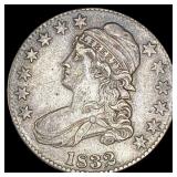 1832 Capped Bust Silver Half Dollar CLOSELY UNCIRC