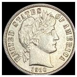 1910 Barber Dime UNCIRCULATED
