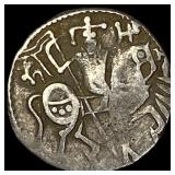 India Rajput 700-1000  Silver Jital NEARLY UNCIRC