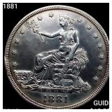 1881 Silver Trade Dollar GEM PROOF