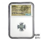 Judaea Alex Jannaeus 103-76 BC Bronze Prutah NGC