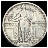 1917-S Silver Standing Liberty Quarter ABOUT UNCIR