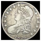 1826 Capped Bust Half Dollar NICELY CIRCULATED