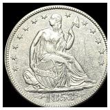 1853 Arrows Seated Liberty Half Dollar CLOSELY UNC