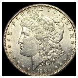 1889-S Silver Morgan Dollar CHOICE AU