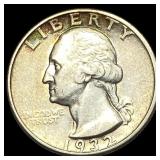 1932-D Silver Washington Quarter CLOSELY UNCIRCULA