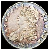 1827 Capped Bust Half Dollar CLOSELY UNCIRCULATED