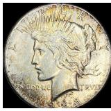 1928 Silver Peace Dollar CLOSELY UNCIRCULATED
