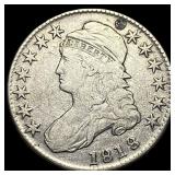 1818 Capped Bust Silver Half Dollar LIGHTLY CIRCUL