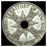 New Guinea Silver 1 Shilling  UNCIRCULATED