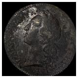 1776 Peru Silver 1 Real  NEARLY UNCIRCULATED