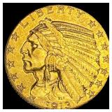 1913 Indian Head Half Eagle $5 Gold UNCIRCULATED