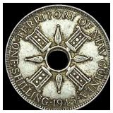 New Guinea Silver 1 Shilling  UNCIRCULATED