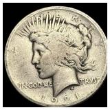 1921 Silver Peace Dollar NICELY CIRCULATED