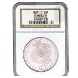 1883-CC Morgan Silver Dollar NGC MS64