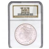 1884-CC Morgan Silver Dollar NGC MS64