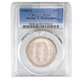 1946-S Booker T Half Dollar PCGS MS66