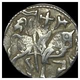 India Rajput 700-1000  Silver Jital NEARLY UNCIRC