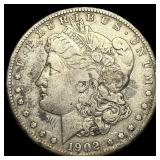 1902-S Silver Morgan Dollar LIGHTLY CIRCULATED