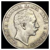 1898-A Prussia Silver 5 Mark